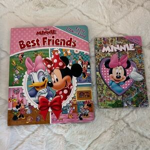 Disney Minnie Mouse Look & Find Book Bundle-2 Books-Best Friends + Little Look